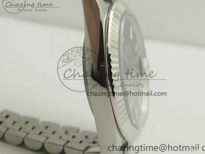 MiroTime 0114 DateJust 41 126334 SS REF 1:1 Best Edition Gray Dial Stick Markers on Jubilee Bracelet A3235 Clone V OdorResistant 3382